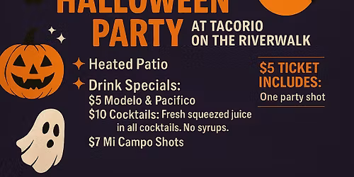 Halloween Party at Tacorio on the Riverwalk