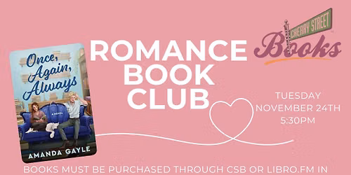 Romance Book Club: Discussing ~ Once, Again, Always