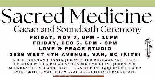 Winter Cacao Sacred Medicine Ceremony