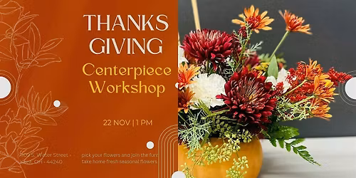 Thanksgiving Centerpiece: DIY Flower Decor