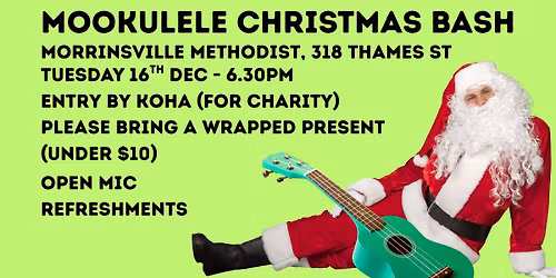 Mookuleles Christmas Bash