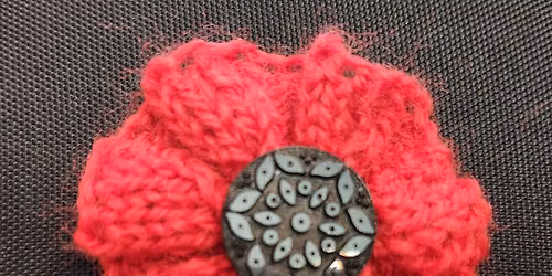 Knitting for Beginners: Remembrance Poppy