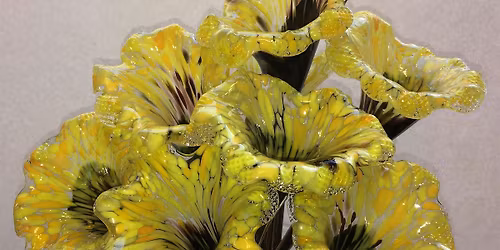 Fall Sunshine on Flowers,  super-fun, fast, almost sweat-free, hahaha!