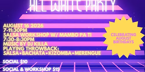 La Noche "Miami Night All White Party" Night.