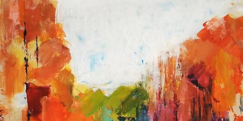 Paint Sip & Create Autumn Abstract Views in Acrylic at North Bar,Harrogate.