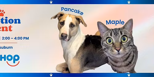 Paws, Pancakes & Purpose + Adoption Event