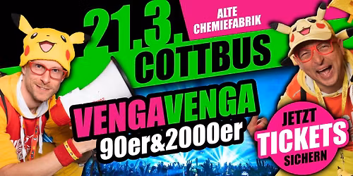 VENGA VENGA Die mega 90er&2000er Partyshow!