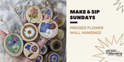 Make It Sunday: Pressed Flower Wall Hangings