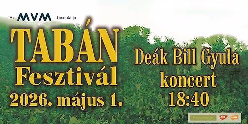 De\u00e1k Bill Gyula | TAB\u00c1N Fesztiv\u00e1l