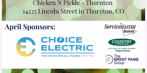 Our Broomfield Magazine and Sponsors Presents NOCO Community May Mixer