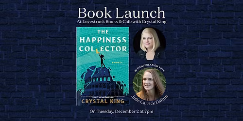 The Happiness Collector Book Launch with Crystal King