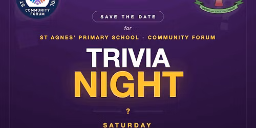 St Agnes' SCF Trivia Night 2026