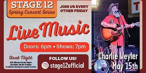 Live Music - Charlie Weyler