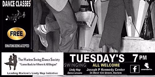 TUESDAYS in Harlem: FREE Swinging Lindy Hop Class!