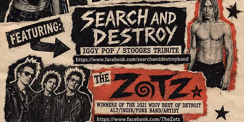 Fun Punk Rock show at Eastern Market, featuring: The Zots, Seek & Destroy, Las Drogas