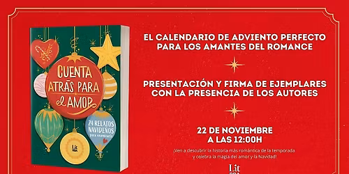 PRESENTACI\u00d3N Y FIRMA DE CUENTA ATR\u00c1S PARA EL AMOR