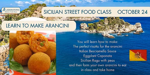 Sicilian Street Food - Learn to Make Arancini
