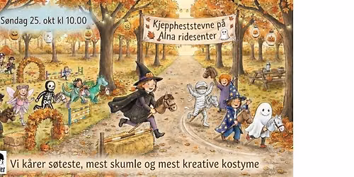 Halloween-kjeppheststevne p\u00e5 Alna Ridesenter!