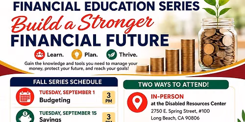 Build a Strong Financial Future: FREE (Hybrid) Financial Education Series
