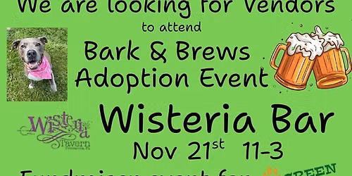 Bark and Brews at Wisteria Bar on 12th ave
