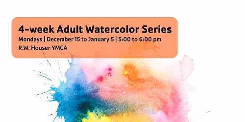 4-week Adult Watercolor Series