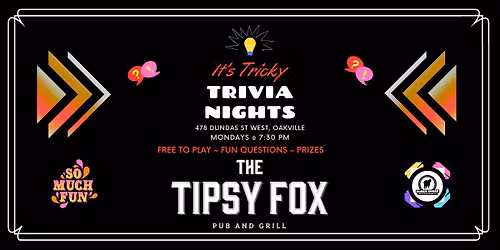Trivia Night at The Tipsy Fox, Oakville