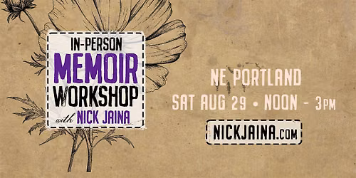 In-Person Memoir Workshop with Nick Jaina in NE Portland