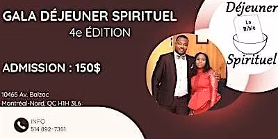 GALA D\u00c9JEUNER SPIRITUEL 4e \u00c9DITION