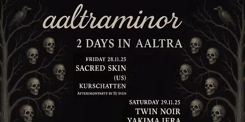 aaltraminor \/\/\/ 2 days in aaltra (Post-)Punk \/ Darkwave \/ Synthwave
