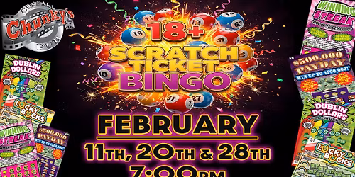 18+ LIVE Scratch Ticket BINGO Night! Hosted By WENDY!! 2\/28