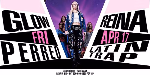GLOW REINA REGGAET\u00d3N + LATIN TRAP