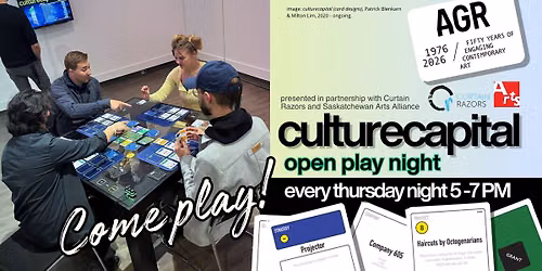 culturecapital Open Play Night