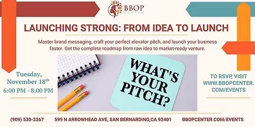 Launching Strong: From Idea to Launch