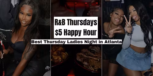 $5 R&B THURSDAY HAPPY HOUR @TERANGA CITY