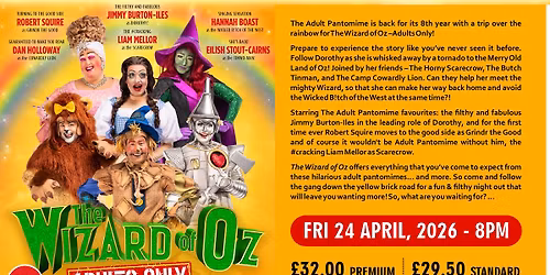 ADULT PANTO, 2026 - The Wizard of Oz (16+)