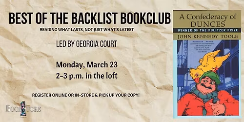 Best of the Backlist Book Club: "A Confederacy of Dunces"