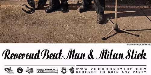 REVEREND BEAT-MAN & MILAN SLICK [garage\/voodoo\/blues-trash] en concert au Bistro des Tilleuls