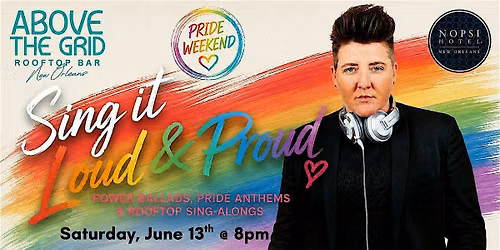 Above the Current Sessions presents: Sing it Loud & Proud w\/DJ Liz Owen