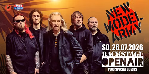 NEW MODEL ARMY | BACKSTAGE OPEN AIR | BACKSTAGE M\u00dcNCHEN 2026
