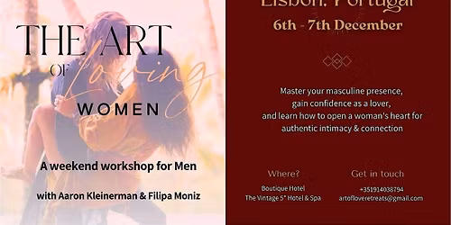 The Art of Loving Women (workshop for Men)