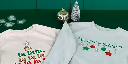 Make a Christmas Jumper Masterclass with Cricut\u2122
