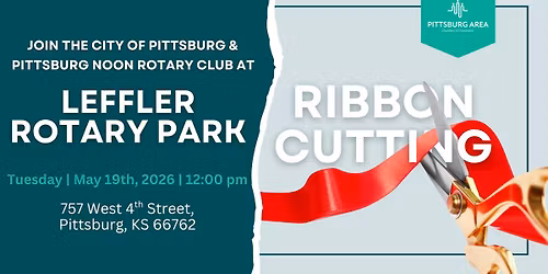 Ribbon Cutting - Leffler Rotary Park