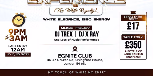 ALL WHITE IGBOTIC EXPERIENCE