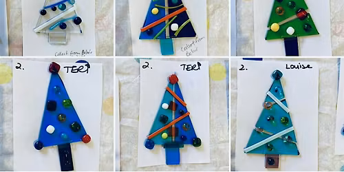 Come & make your own fused glass Christmas Tree Decoration