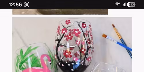 Wine Goblet Painting at the Quad