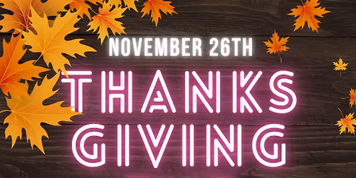 Thanksgiving Eve Party with DJ Dyops!