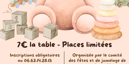 Bourse aux Jouets 2025 du CDFJ