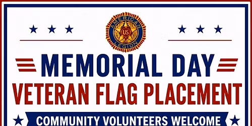 Memorial flag placing at Lockhart City Cemetery