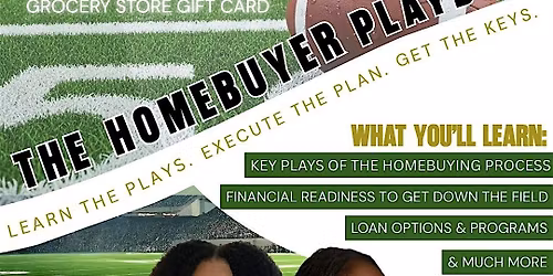 The Homebuyer Playbook | SC First Time Homebuyer Seminar (Hybrid Seminar)