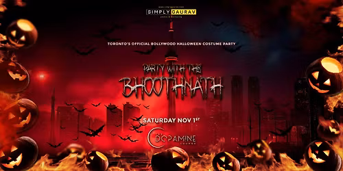 PARTY WITH THE BHOOTHNATH | Toronto's Bollywood Halloween Costume Party